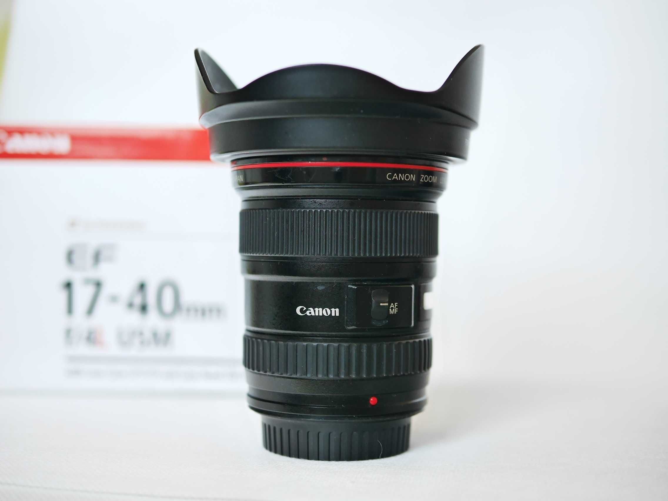 Canon 17-40 F4L USM pierwszy właściciel jak nowy Canon EF-S