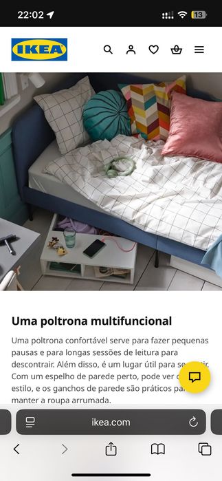 Mesa de Cabeceira Gavetão FREDVANG IKEA