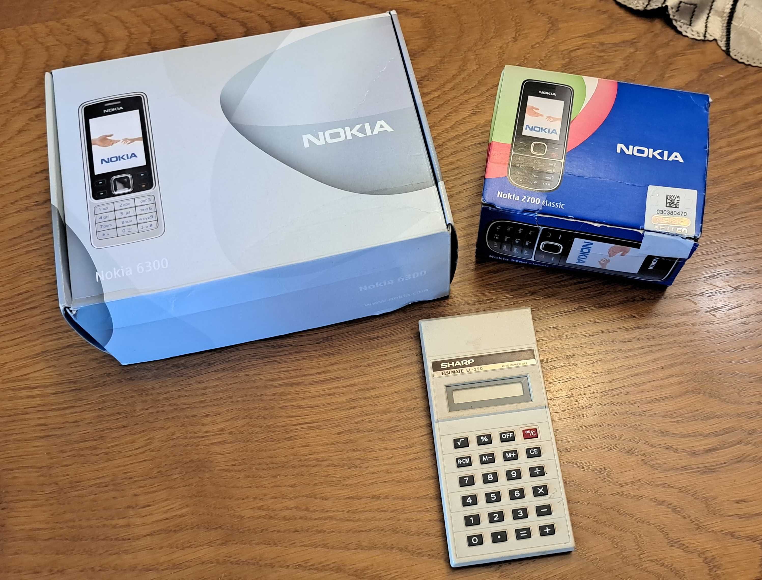 Nokia x2, Telefunken, Nokia 6300, przeleżały w szufladzie lata
