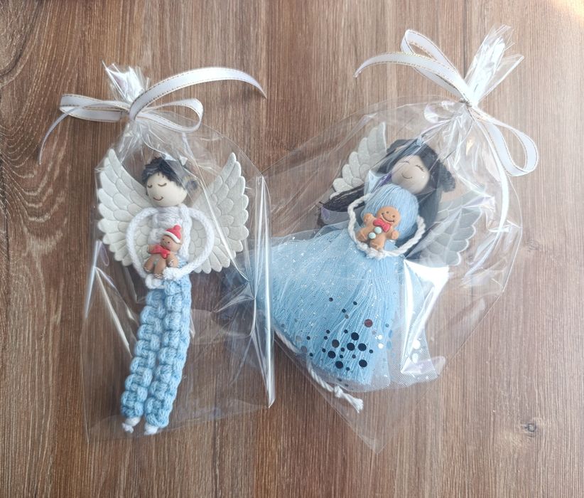 Aniołki na choinkę dla dzieci prezent święta Bożego Narodzenia Mikołaj
