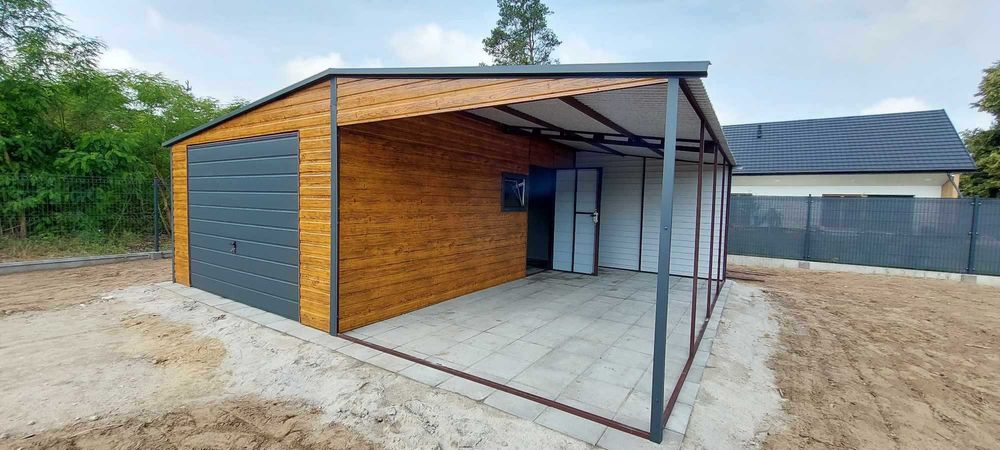 Domki Ogrodowe Wiatki Śmietnikowe Garaże Blaszane