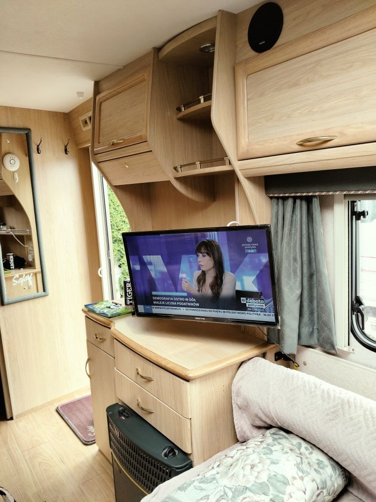 Wynajem przyczepy kempingowej  POSIADA TV! kat.B dmc 1180kg 150 zł