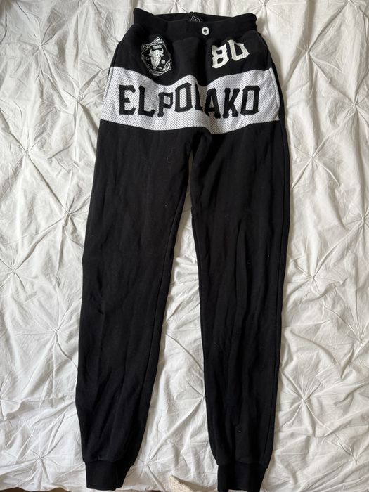 Spodnie ocieplane męskie, rozmiar M, używane, marka Elpolako