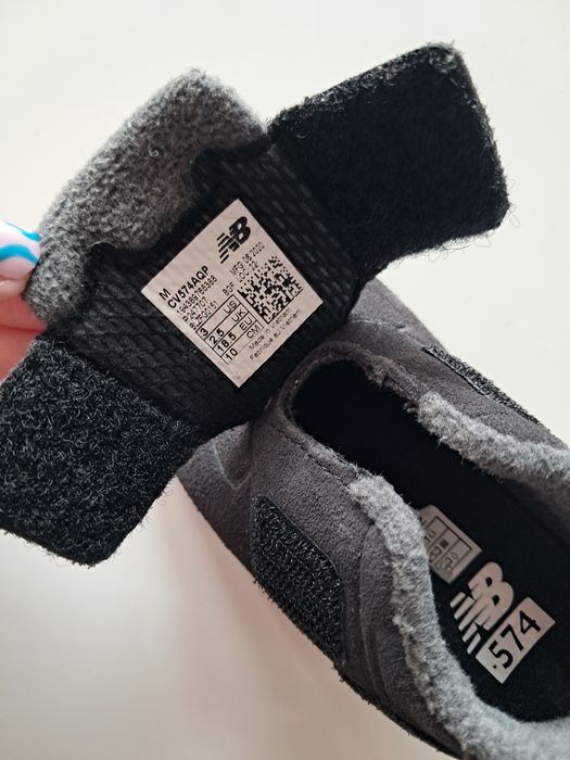 Czarne buciki na rzepy New Balance