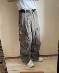 Карго штани з замками opium avant garde y2k штаны джинсы широкие baggy