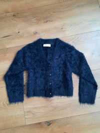 Sweterek galowy/granatowy dla dziewczynki, firma Max&MIA, rozmiar 128