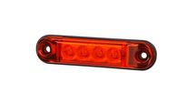 Horpol Lampa obrysowa typu SLIM 2329 (czerwona)