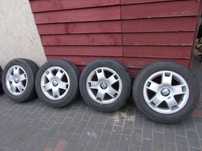 Alufelgi 15 stki- z opon. lato 5x100 bdb