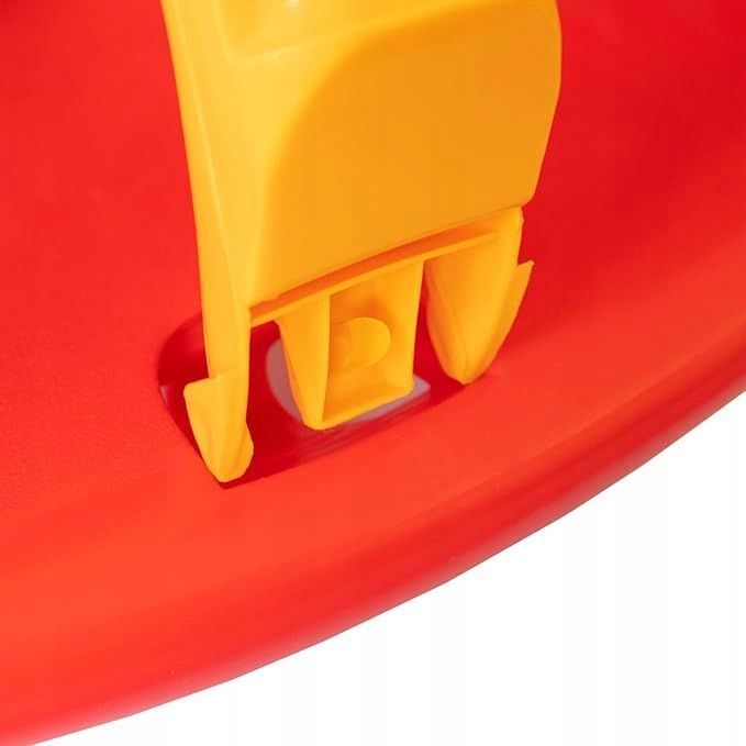 Idena 40191 Huśtawka Plastikowa Z Pasami Czerwona