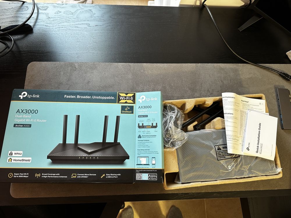 Roteador Wi-Fi TP-Link AX3000 (Archer AX55)