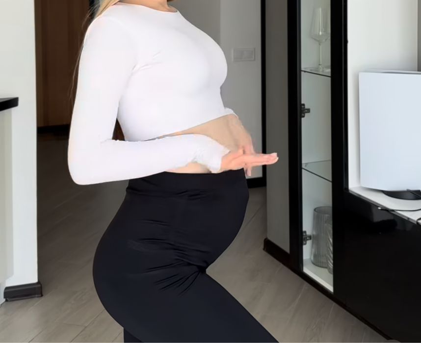 Легінси (лосини) для вагітних чорні