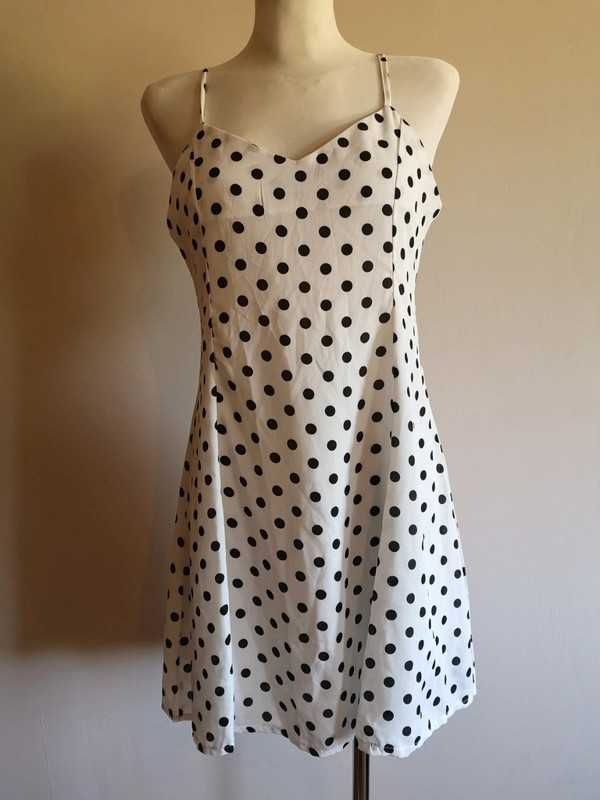 Letnia sukienka w kropki - vintage