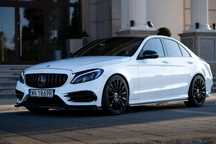 Mercedes-Benz Klasa C Mercedes-Benz W205 C400 4Matic 7G AMG Salon Polska 2015