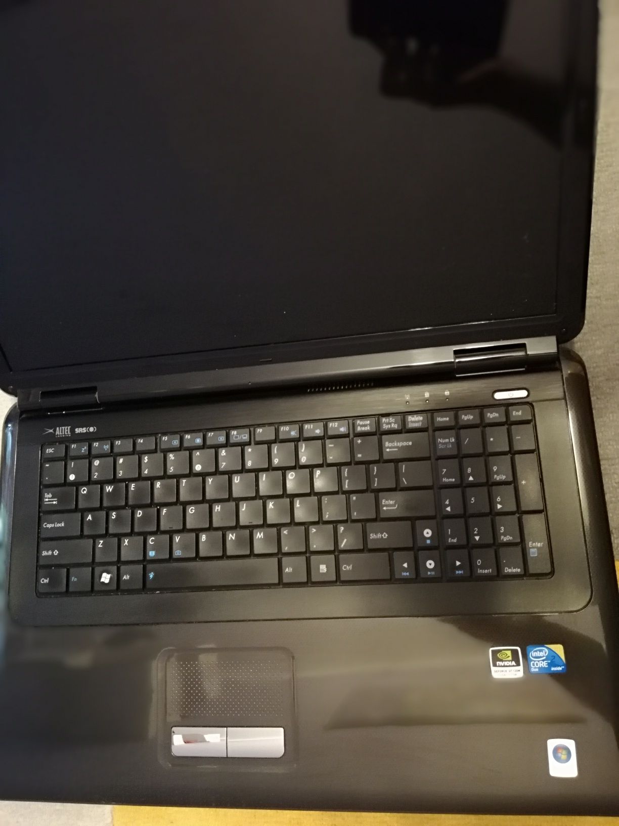 Laptop Asus k70io bez dysku