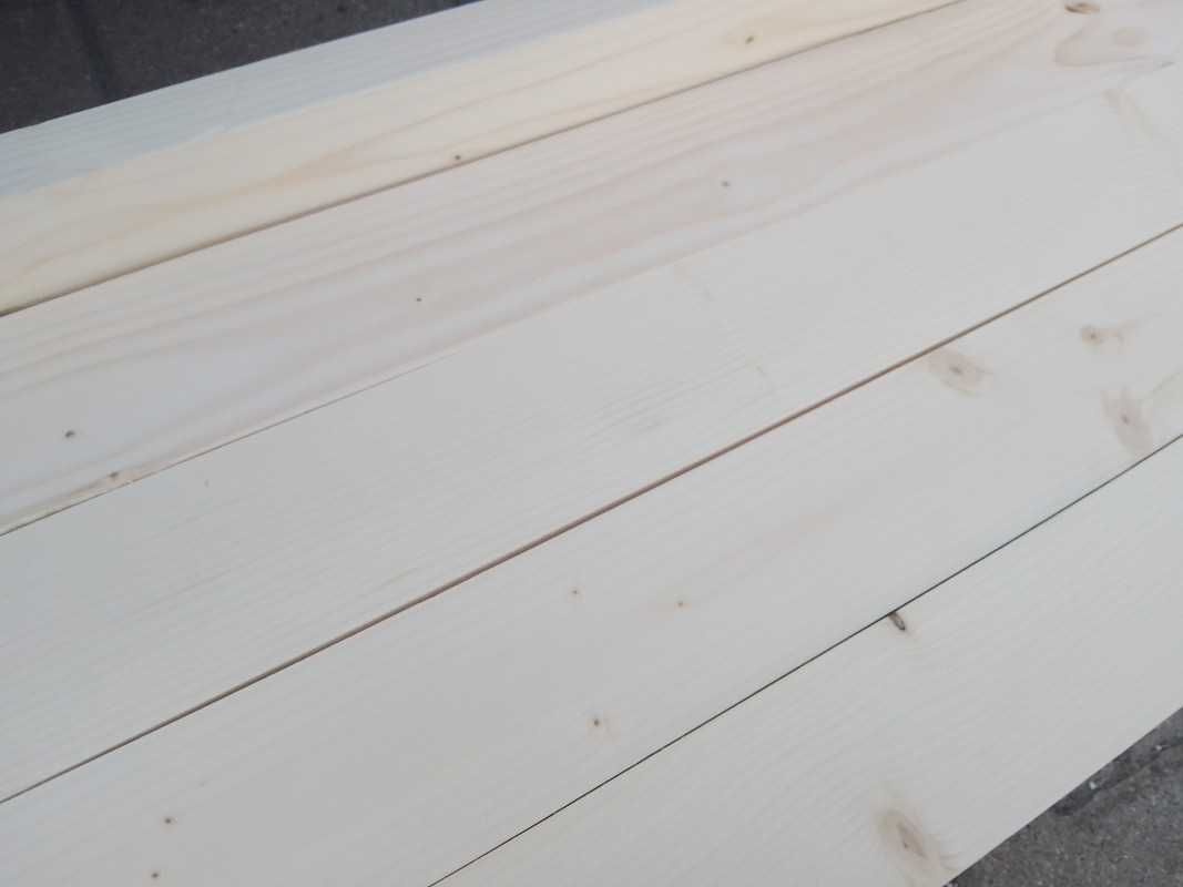 Sztachety drewniane, świerk 120 cm x 9 cm x 3 cm, heblowane