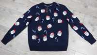 M&Co._Xmas jumper_Santa's_świąteczny sweter męski_L