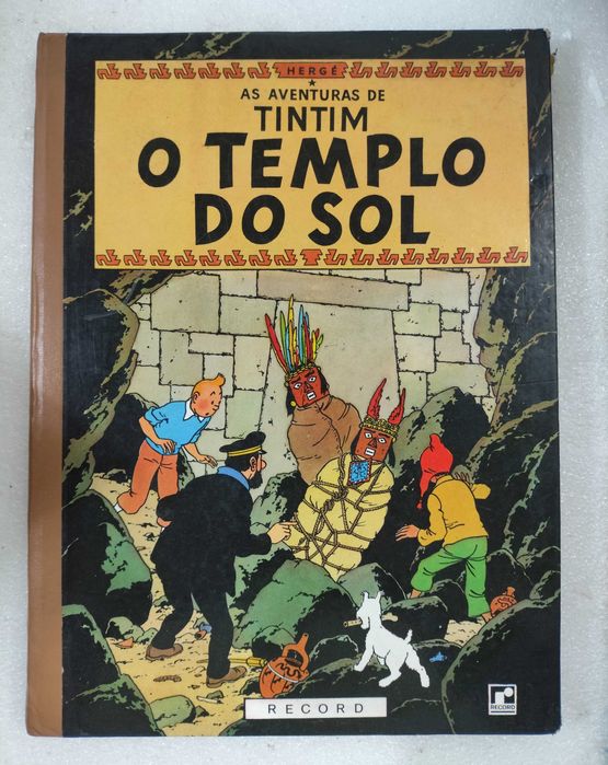 Tintim capa rija - O templo do sol - Record 1969