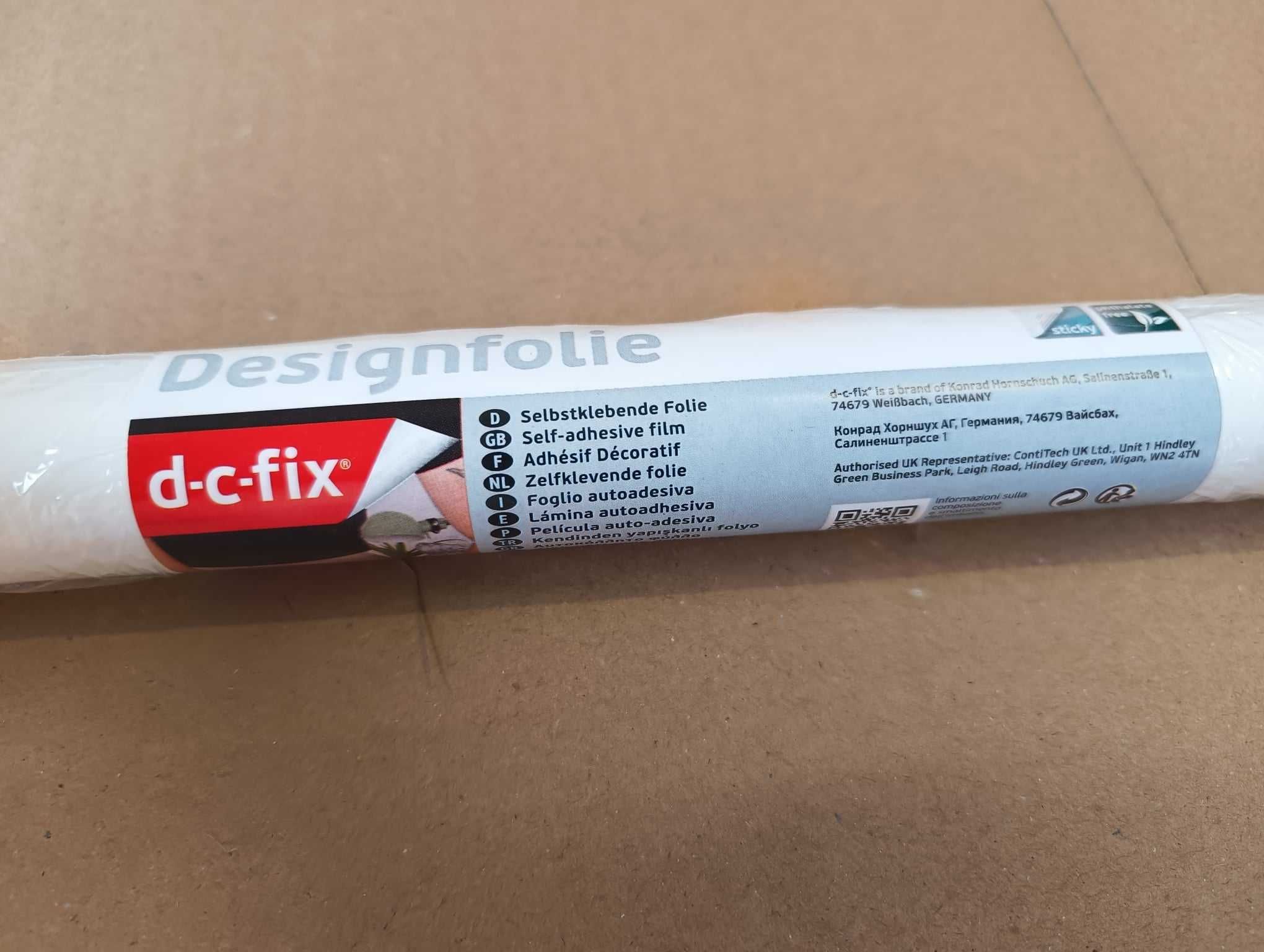 D-C-Fix Samoprzylepna Folia Jednokolorowy Matowy Biały NOWA