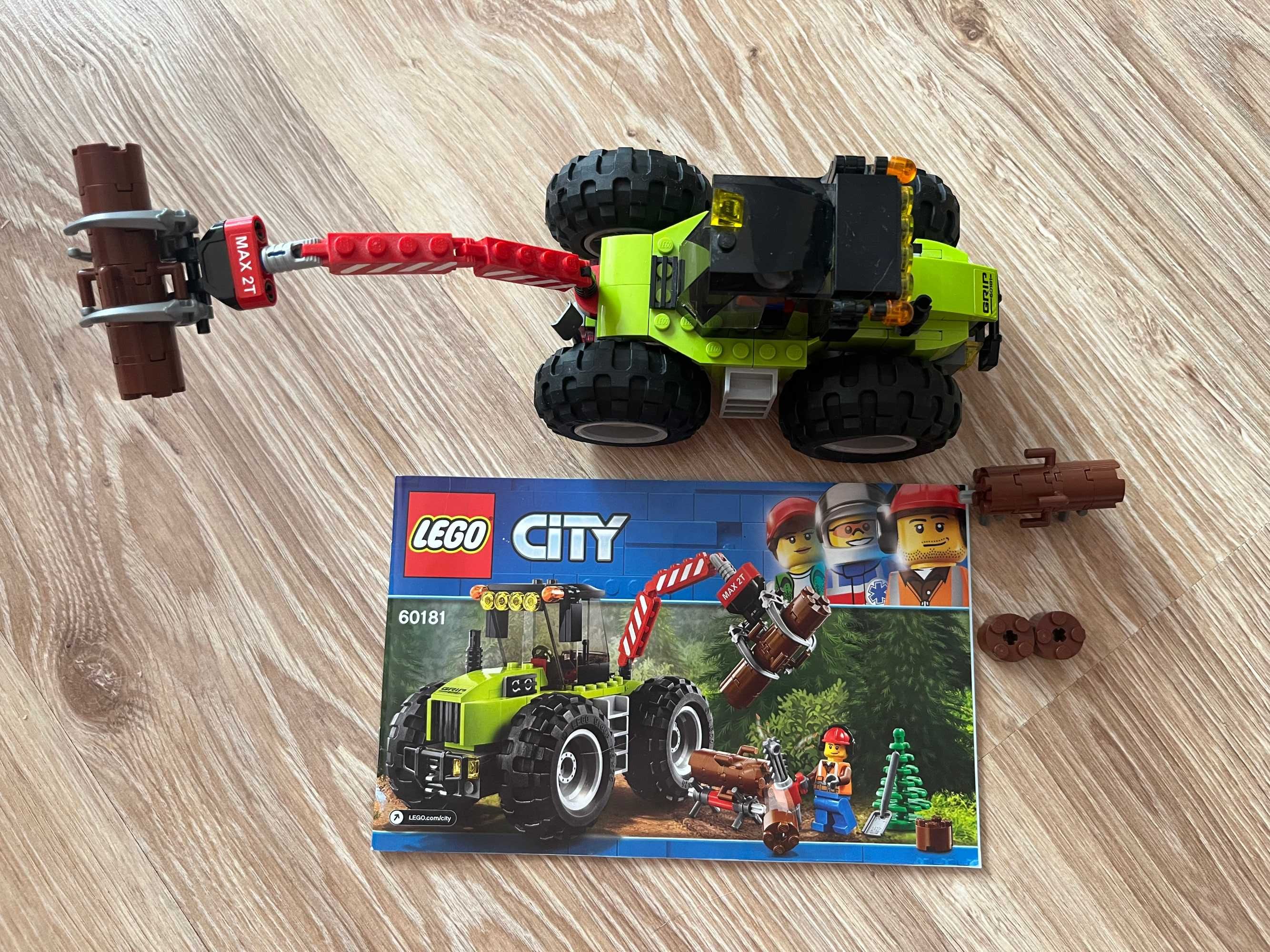 LEGO City, klocki Traktor leśny, 60181