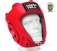 Новый Green hill боксерский шлем red XL