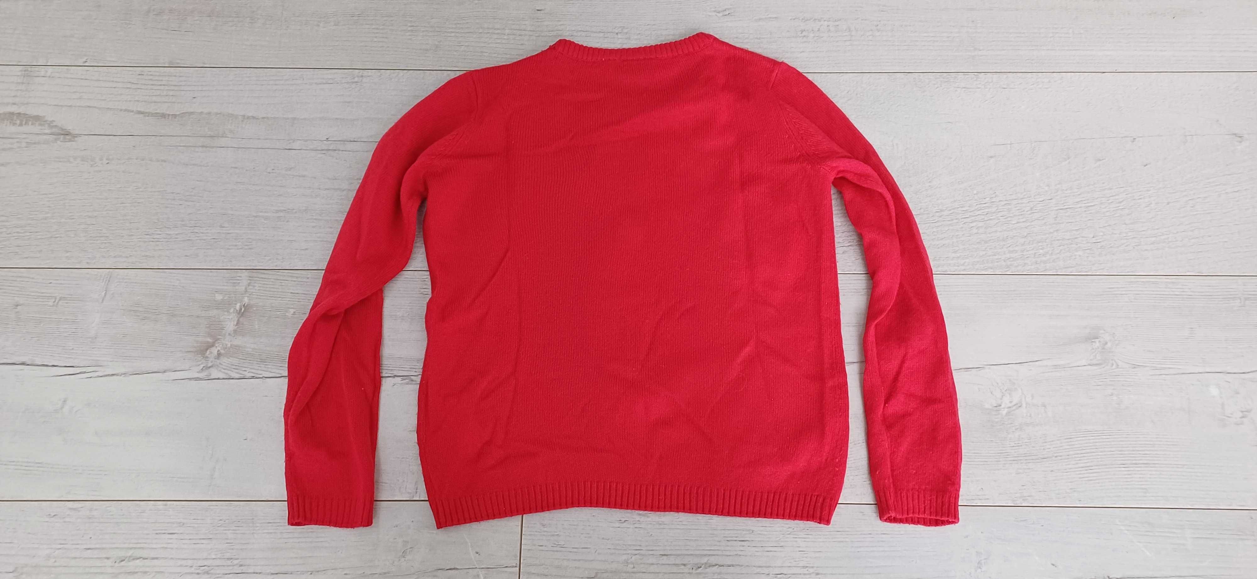 Sweter Czerwony Świąteczny Lupilu 110/116 Renifer Dziewczynka Chłopiec