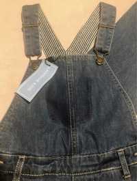 Jardineiras jeans ganga menino Lanidor 6 anos novas com etiqueta