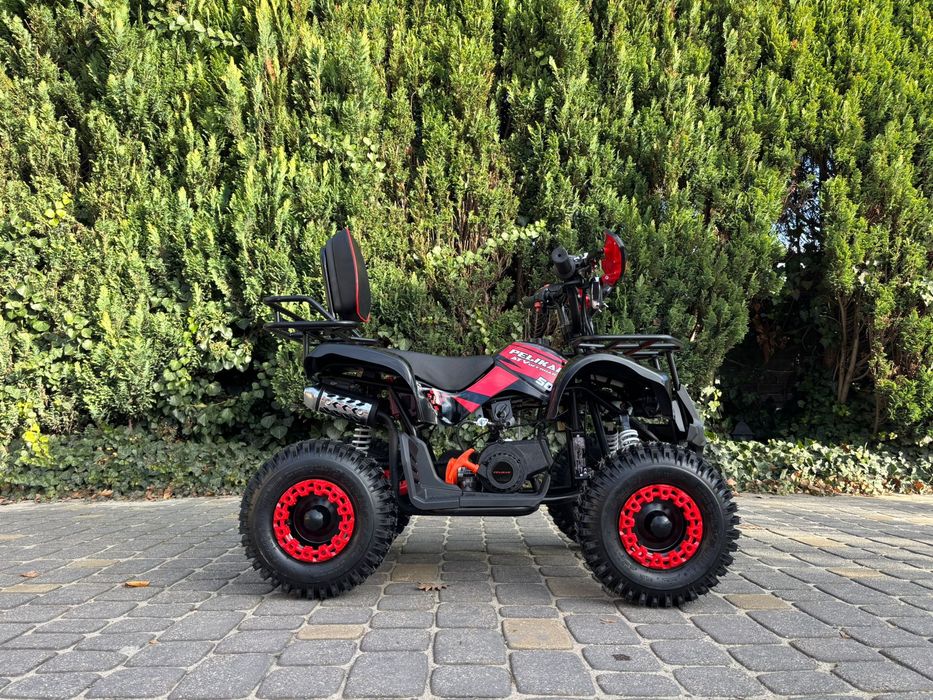 MINI QUAD 50CC Pelikan Torino Rozrusznik Oparcie LEDY Raty Dostawa