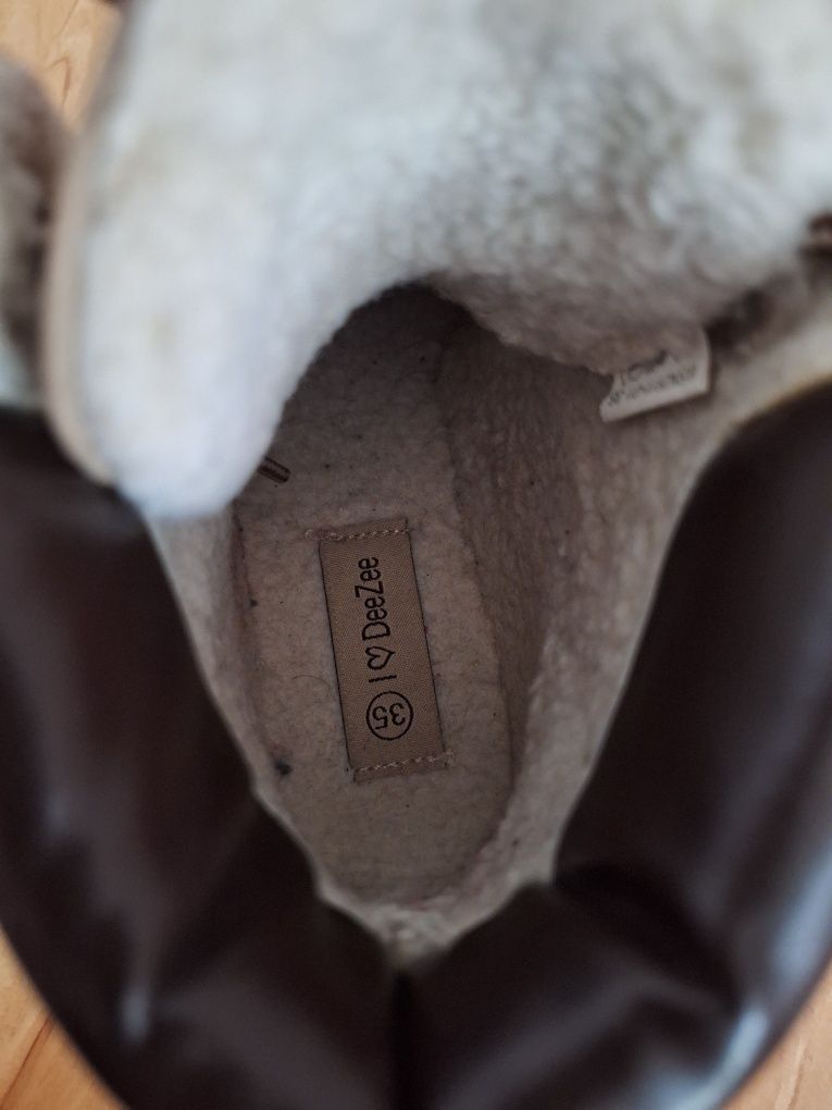 Buty zimowe rozmiar 35 stan idealny jak nowe