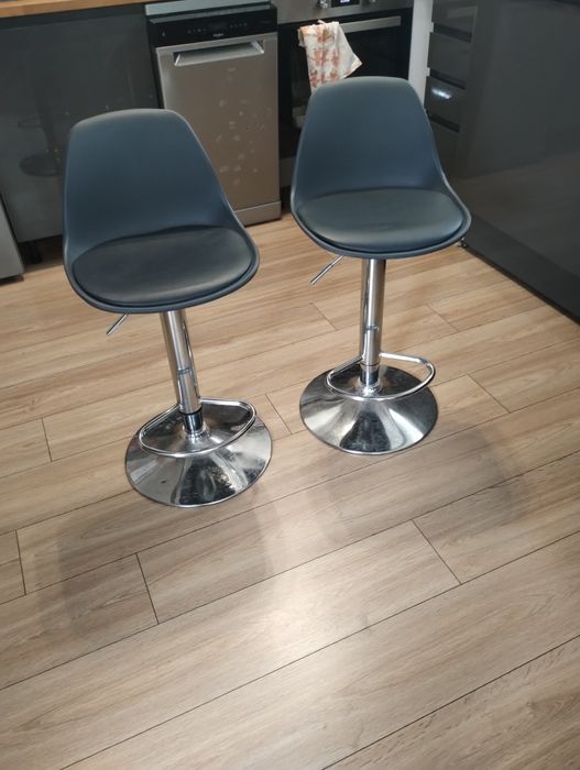 Hoker Szary regulowany Obrotowe krzesło Hoker Loft Siedzisko