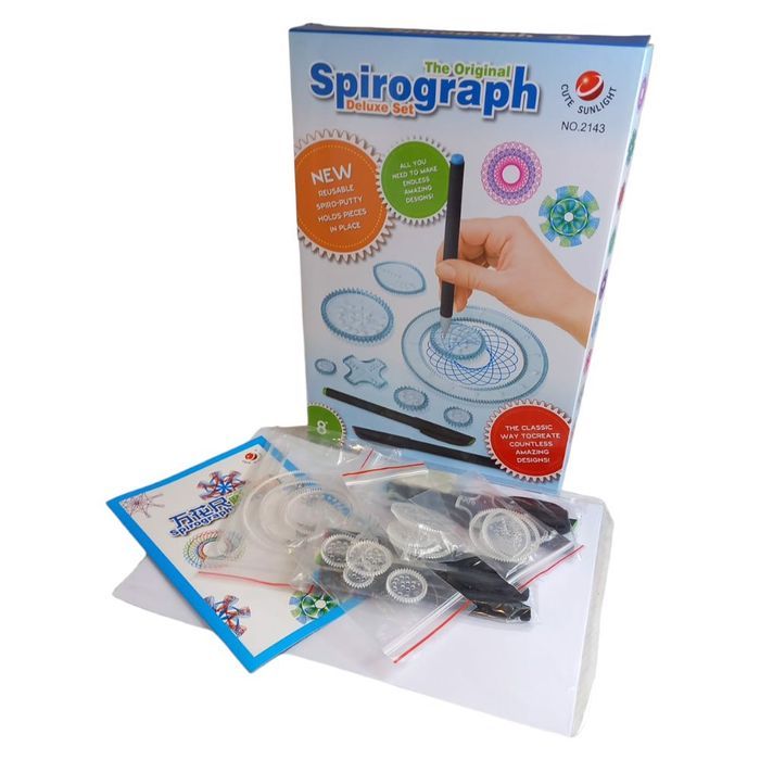 spirograf zesatw do rysowania edukacyjny 28el.