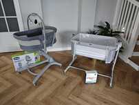 Chicco Baby Hug 4in1 Air Titanium, Next2me Magic Evo Jasnoszary