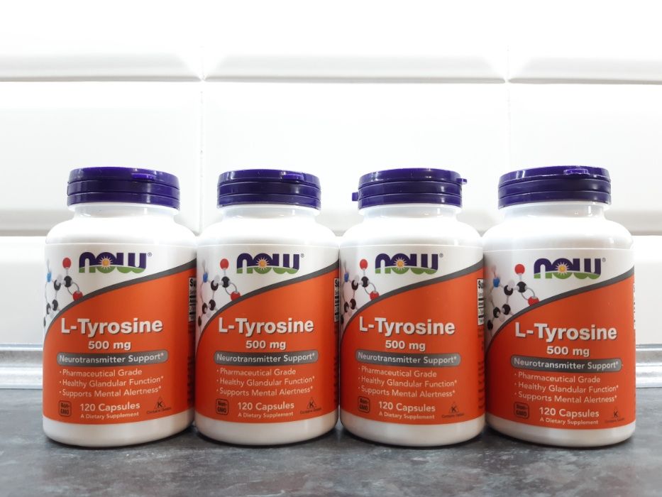 Now Foods, l-Tyrosine 500 мг (120 капс.), l-тирозин, тирозин