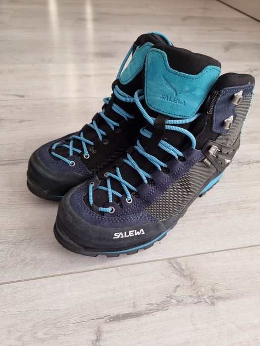 Damskie buty górskie Salewa Crow GTX - 39 . Niebieskie czarne