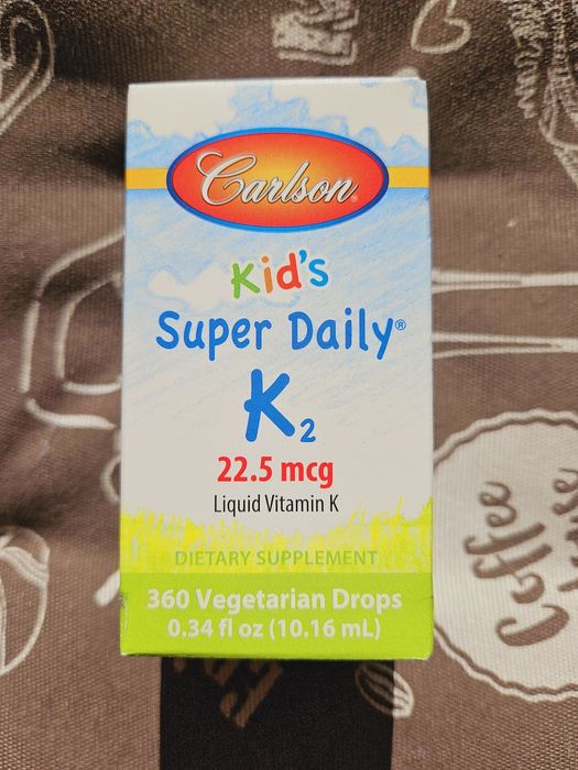 Carlson Baby карлсон D3 + K2 kids дитячий рідкий вітамін Д К для дітей