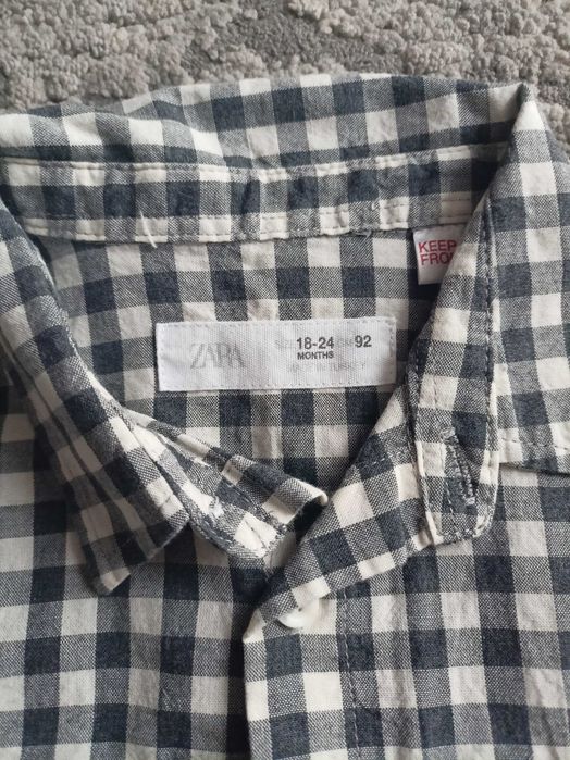 Koszula elegancka ZARA dla chłopca 92
