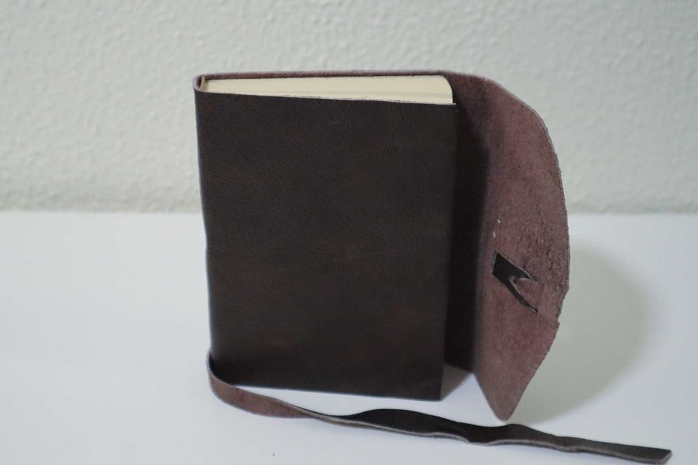 Caderno A6 Pele, Papel Reciclado