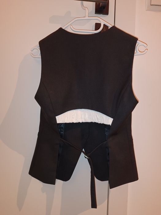 Kamizelka damska czarna Zara rozmiar S