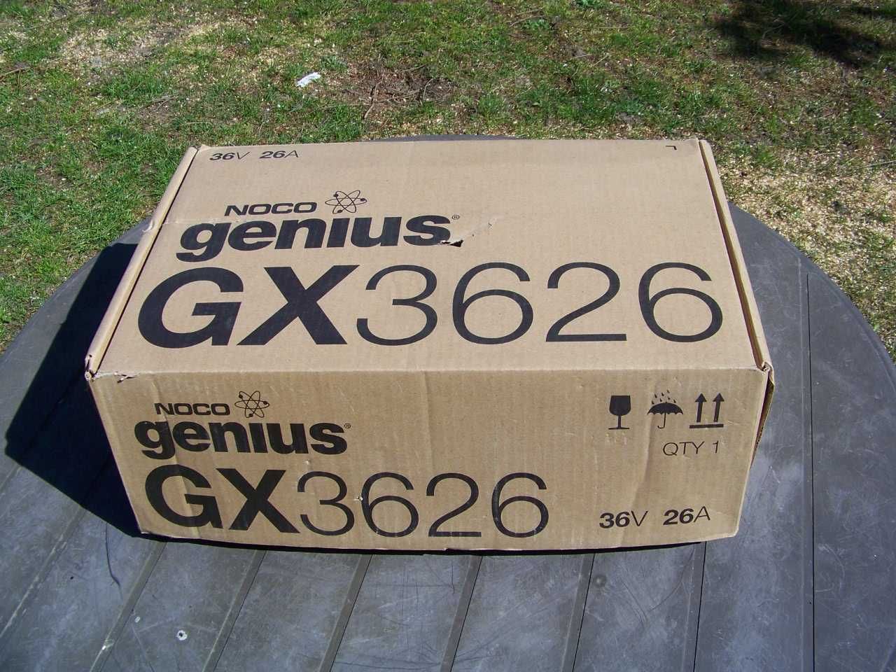 Prostownik ładowarka litowe kwasowe 36v 26A Genius GX3626 Melex nowy.