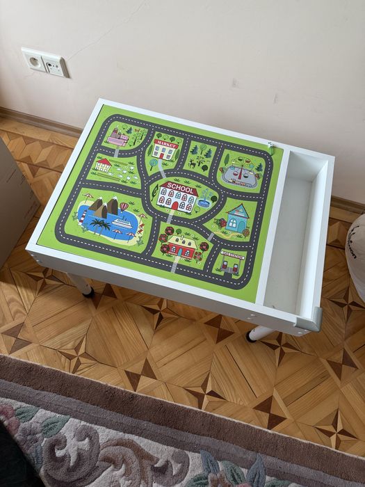 Дитячий світловий столик-пісочниця для малювання піском