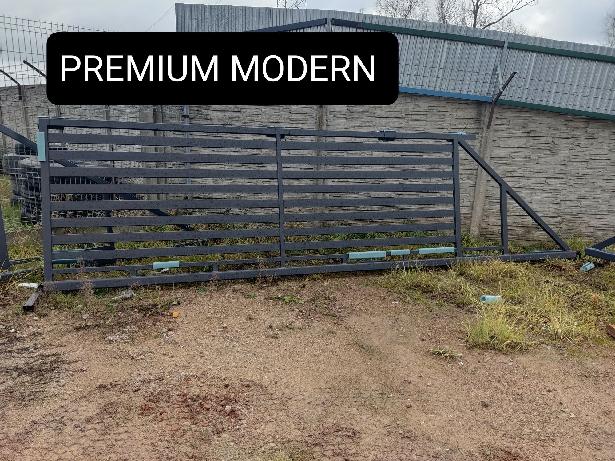 Brama przesuwna palisadowa 5m światło, ocynk ogniowy, inne modele