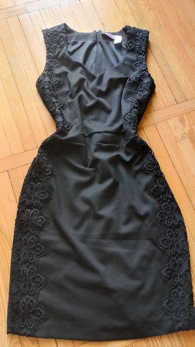 Чорна сукня футляр вишиванка 48 50 розмір нова