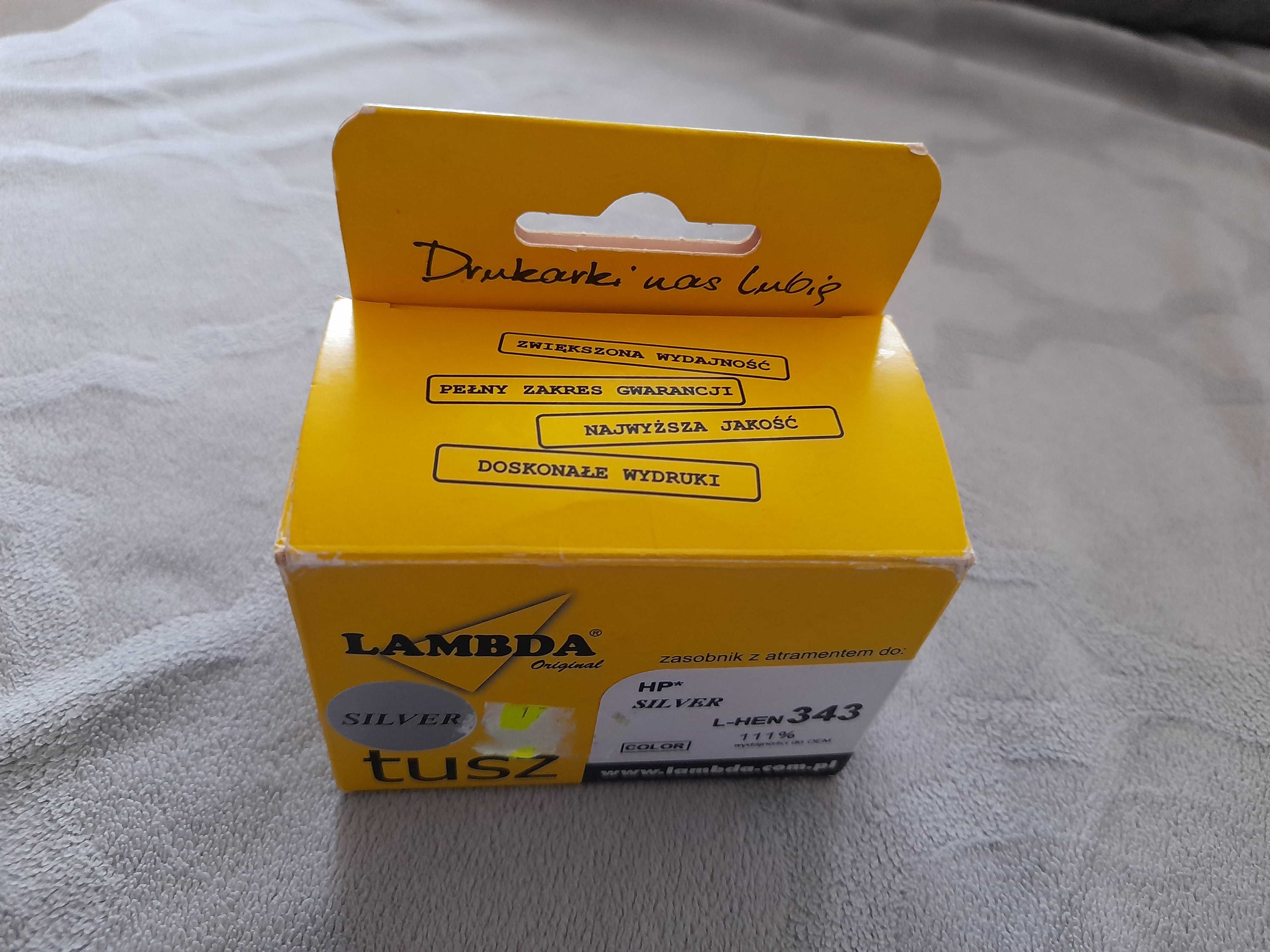 Tusz Lambda, model: L-HEN343, zamiennik do drukarek HP, kolor