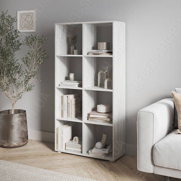 ОТ ПРОИЗВОДИТЕЛЯ‼️Стильный СТЕЛАЖ! Полки книжные ДСП Оплата частями