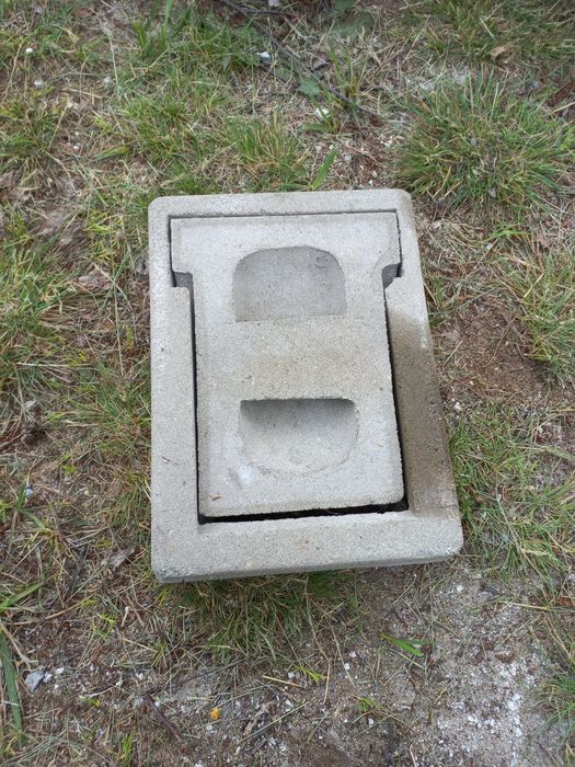 Właz, zasuwa, rewizja kominowa cementową, betonowa