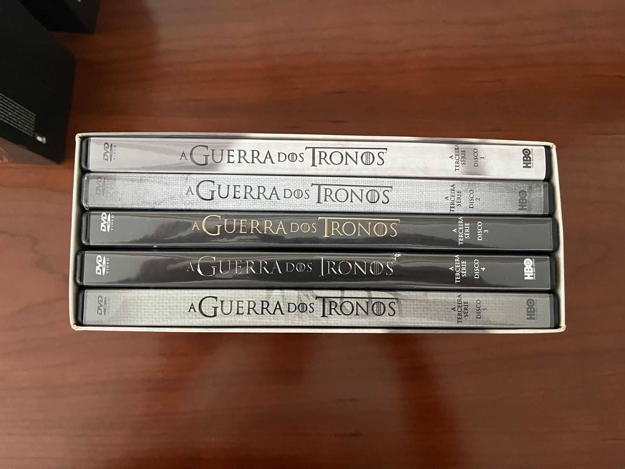 Pack DVDs - 4 temporadas Game of Thrones, Guerra dos Tronos