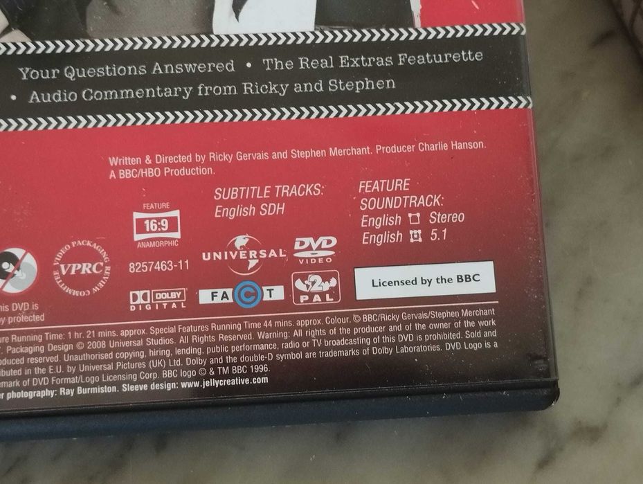 Extras, Série DVD Completa
