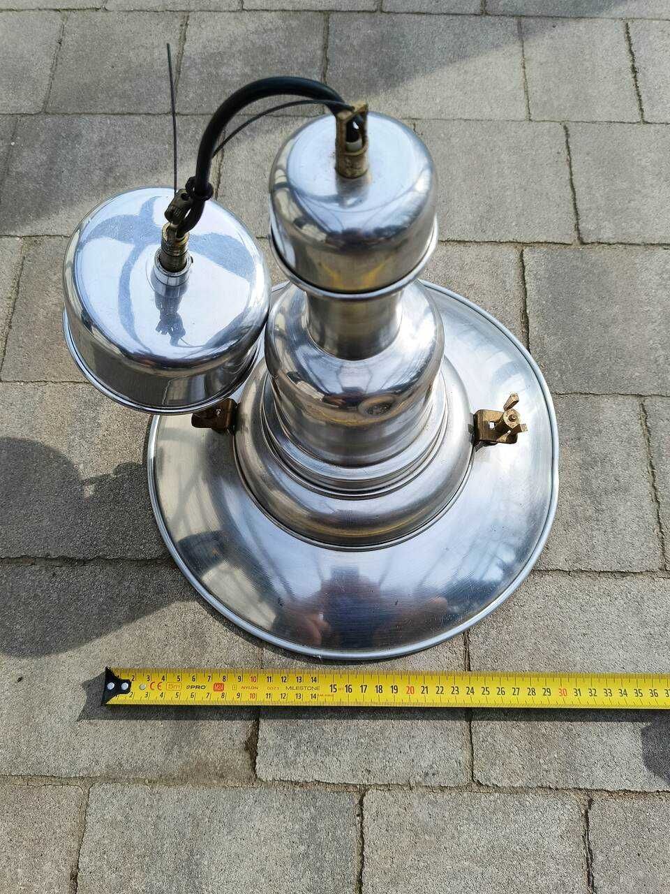Lampa sufitowa, loftowa. Kolor stalowy