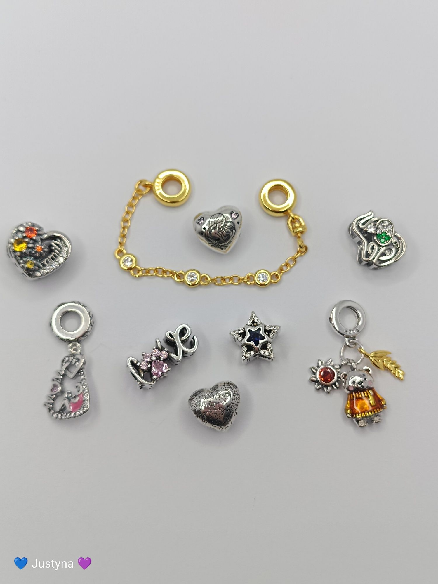 Nowy charms wykonany ze srebra próby 925