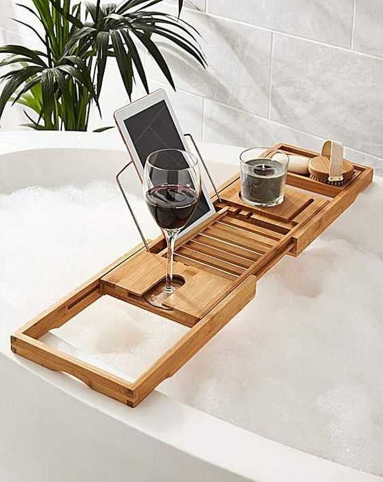 prateleira de banheira