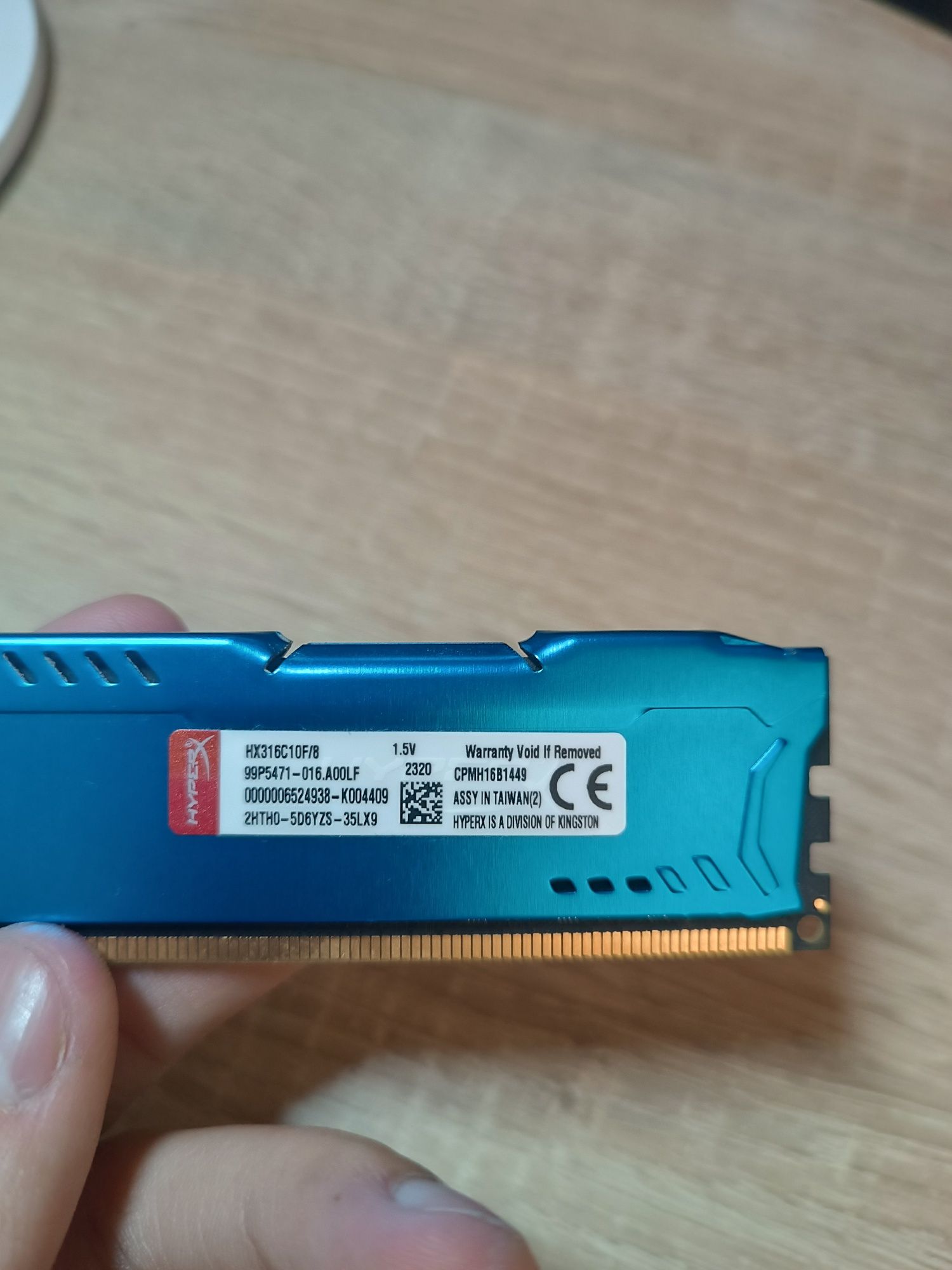 HyperX Fury DDR3-1600 8GB